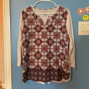 Van heusen pattern blouse